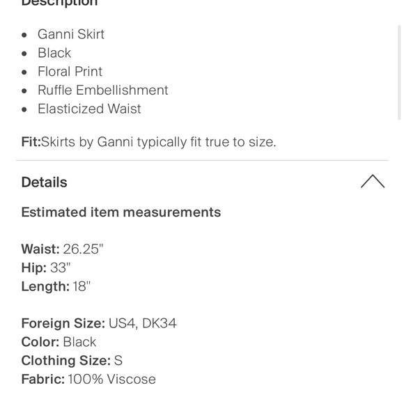 Ganni Designer Ruffle skirt - Picture 8 of 8